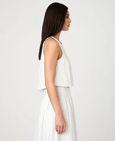 French Connection Women's Cotton Poplin Pinstriped Maxi Skirt