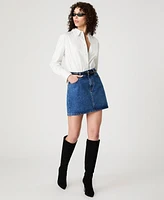French Connection Women's Cotton Poplin Pinstriped Shirt