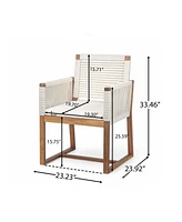 Outdoor Dining Chairs Set of 2