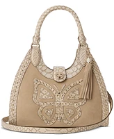 Brahmin Adrian Wind Chime Sapelo Small Leather Satchel
