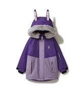 Roarsome Little Girls Hop the Bunny Ski Jacket
