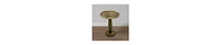 Round Top Drink Table – Elegant Side End Table with Fluted Base