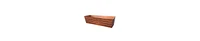 Decorative Metal Planter – Large Rectangular Box with Embossed Lines