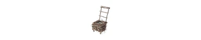 Handcrafted Wooden Nest Planter – Clay Pot for Indoor & Outdoor Use