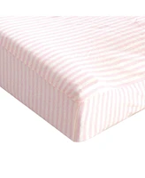 Touched by Nature Baby Girl Cotton Changing Pad Cover, Girl Elephant, One Size