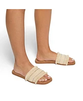 Roxy Women's Positano Slip-On Flat Sandals