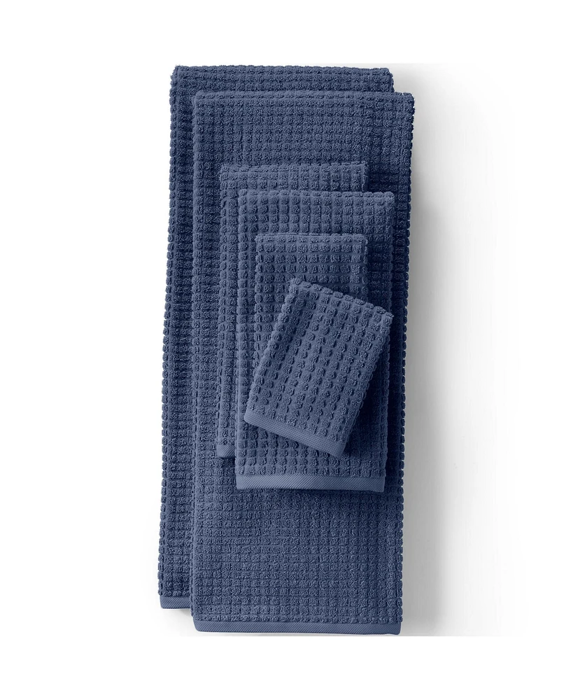Lands' End Cotton Waffle Towel 6-Piece Set