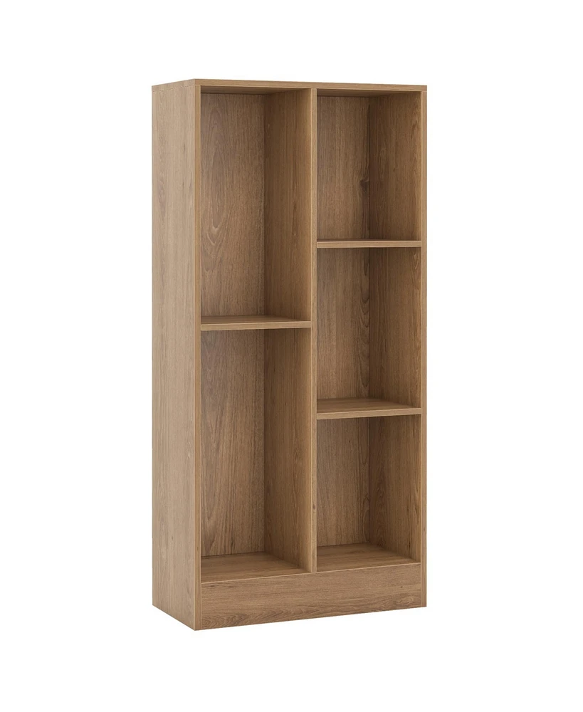 41 Inches 5-Cube Floor Bookcase with 2 Anti-Tipping Kits