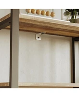 Bookshelf 5-Tier Ladder Shelf 110 lbs