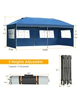 10x20 Pop-Up Canopy with Sidewalls (Blue) - Wheeled Bag