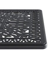 Cushions In Random Colors) -Piece Set Of Cast Aluminum Patio Furniture