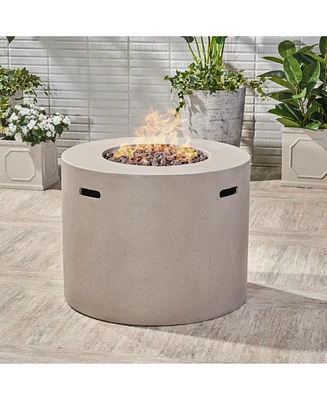 Lightweight Concrete Fire Pit - Patio Heater & Gathering Spot
