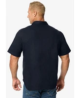 KingSize Big & Tall Curved Hem Silver Cooling Pocket Polo