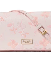 kate spade new york Serena Spring Pansies Leather Chain Wallet