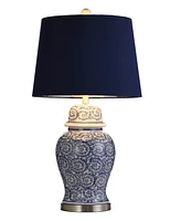 StyleCraft Home Collection 31" Traditional Spiral Ceramic Table Lamp