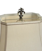 StyleCraft Home Collection 33.5" Dundee Faux Crocodile Poly Table Lamp