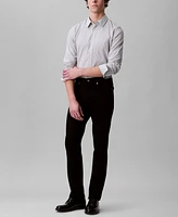 Calvin Klein Men's Stretch Striped Slim-Fit Dress Shirt