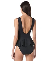 Vince Camuto Women's Skirted One-Piece Swimsuit