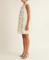 Arose Studio, Inc Women's Jacey Embellished Sleeveless Shift Dress