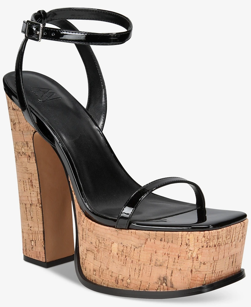 Aaj By Aminah Women's Tina Platform Dress Sandals