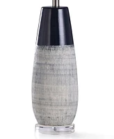 StyleCraft Home Collection 30" Berni Two Tone Ceramic Table Lamp