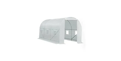 Outdoor Greenhouse - Durable Plant Shelter with Pe Cover for Year-Round Growing