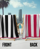 Juicy Couture Reversible Cabana Cotton Beach Towel, 36" x 72"