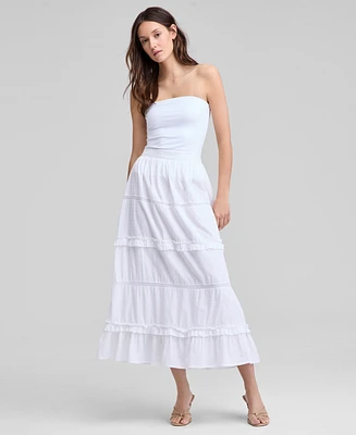 And Now This Petite Lace Eyelet Maxi Skirt, Exclusively at Macy's