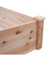 Raised Garden Bed Planter for Outdoor Gardening and Planting