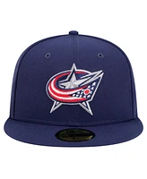 New Era Men's Navy Columbus Blue Jackets Core 59FIFTY Fitted Hat