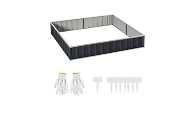 Wooden Garden Bed Perfect for Planting Vegetables, Herbs, and Flowers