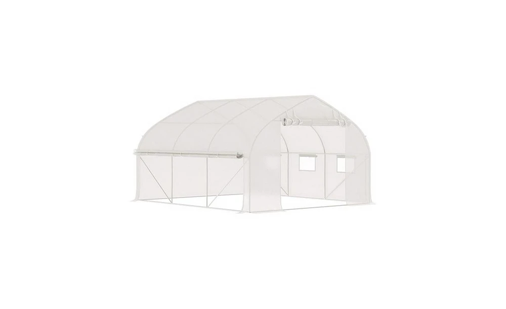 Walk-In Greenhouse for Garden-Spacious Outdoor Plant Growing Shed