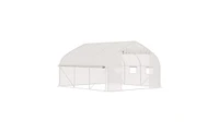 Walk-In Greenhouse for Garden-Spacious Outdoor Plant Growing Shed