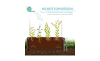 Wooden Planter and Flower Shelf for Indoor and Outdoor Use