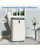 Cowsar 14000 Btu 4-in-1 Portable Ac, Cools 500sq.ft, <53dB, Quiet, Room/Office/Bedroom