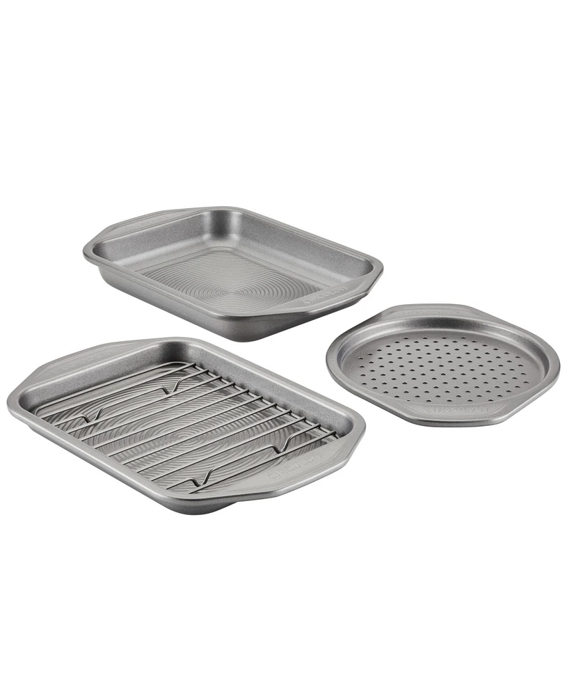 Circulon Total Nonstick Toaster Oven & Personal Pizza Pan 4-Pc. Baking Set