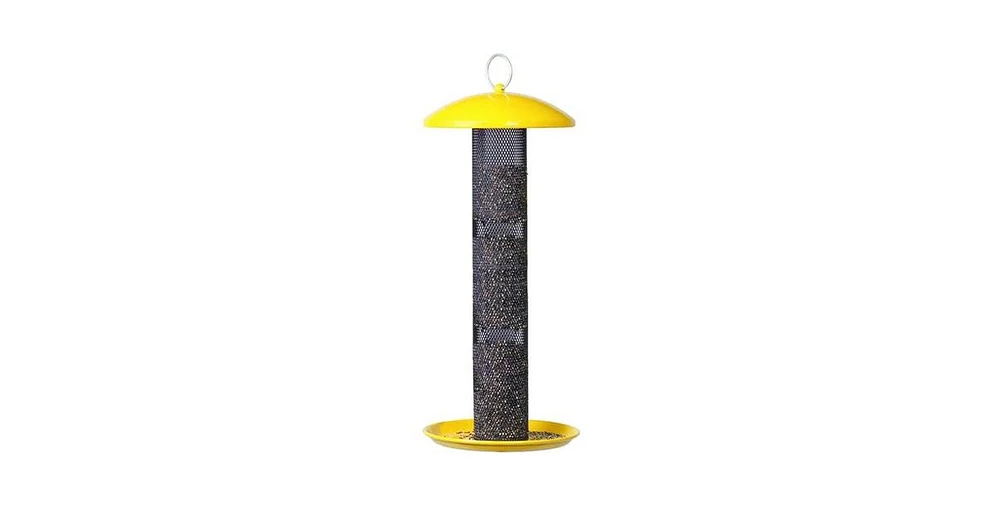 Durable Metal Mesh Tube Hanging Bird Feeder for Outdoor Bird Feeding