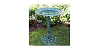 Outdoor Garden Bird Bath Bowl with Stand for Backyard Bird Watching