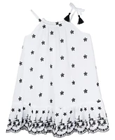 Rare Editions Toddler and Little Girls Eyelet Halter Dress