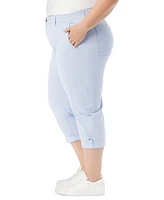 Gloria Vanderbilt Plus Cargo Capri Pants