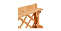 Outdoor Home Garden Wooden Potting Bench with Storage Drawer