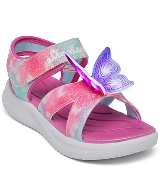 Skechers Toddler Girls Jumpsters Sandal - Butterfly Brights Light-Up Sandals from Finish Line