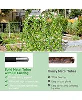 U-Shaped Tall Garden Arched Trellis for Climbing Plants