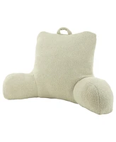 Arlee Home Fashions Sutton Place Teddy Plush Backrest Pillow, 33" x 18"