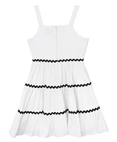 Rare Editions Big Girls Ric-Rac Maxi Dress