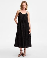 On 34th Women's Eyelet Midi Dress, Exclusively at Macy's