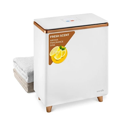 SereneLife Rectangular Towel Warmer Bucket, Large Capacity Single Touch Towel & Blanket Warmer