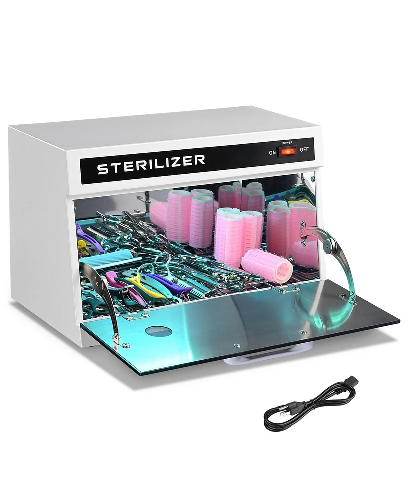 Byootique 13L Uv Sterilizer Cabinet Towel Large Capacity For Beauty Tools Baby Bottle Towel Beauty Facial Spa Salon Manicure Nail Tool Home