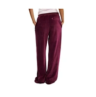 Cotton On Women's Velour Wide Leg Sweatpant