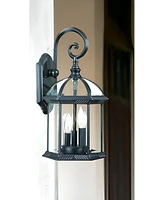 Eastern Lantern Wall Light – Three-Light Design for Porch & Garden